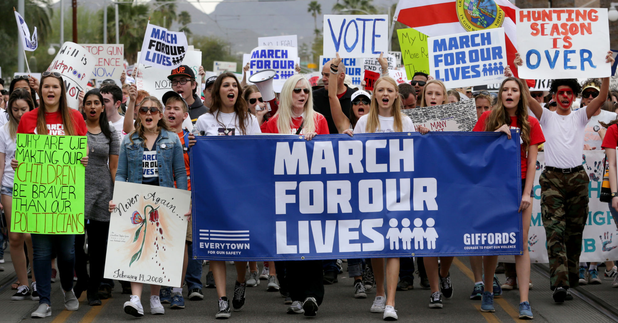 March for Our Lives protest in Tucson